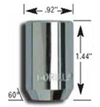 26048 Gorilla HEX SOCKET LUG NUTS-Bulk 14mm x 1.50 Duplex Acorn
