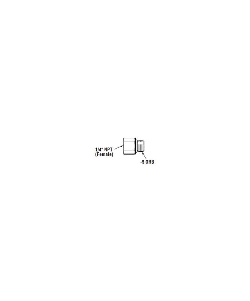 SeaStar Dometic ORB Fitting Kit, HF6012