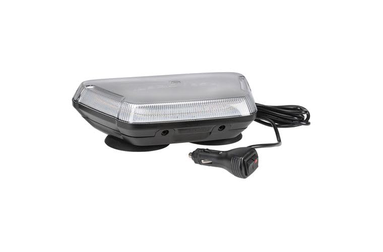 Vision X 9.84" AEROTECH MINI BAR Amber Clear Lens MAG Base with Lead (Single Stack) Lighting 10-80V