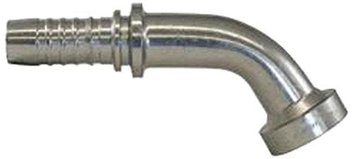 GlobalSpiral Couplings Gates 12GS-16FLC60-048, Caterpillar Style O-Ring Flange, Zinc Plated Carbon Steel, 5.75", 60° Bent Tube, 3/4" ID
