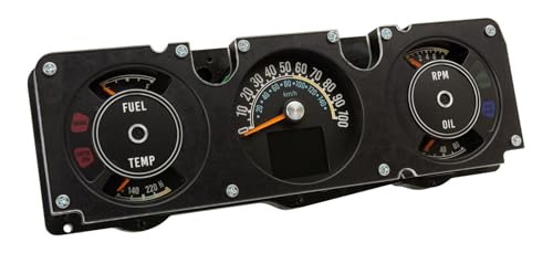 Dakota Digital Retrotech RTX-73J-WAG-X Gauge Instrument System Compatible with Jeep 1973-85 Wagoneer, Cherokee & J Trucks