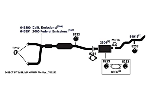 Exhaust AP Products Muffler 2304
