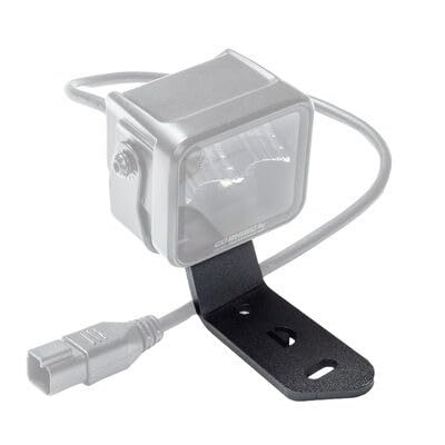 XE Hood Hinge Cube Light Mount Go Rhino | Mild Steel, Textured Black | 732280T | Fits 2021-2023 Ford Bronco