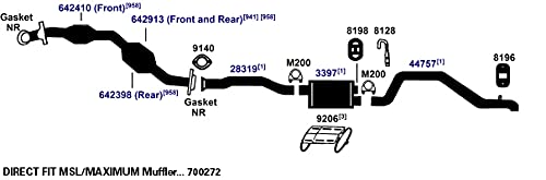 700272 AP Exhaust Products Muffler Exhaust