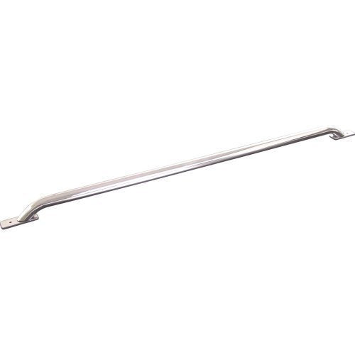Truck Bed Rails TrailFX D0002S Fits Chevrolet Silverado 1500 5.7 Foot Bed 2014-2018 Steel 2 Inch Polished Stainless Steel Bed Rail, Stake Pocket Mount