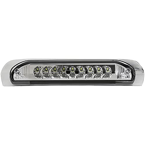 Chrome LED SPEC-D TUNING 3rd Brake Light Compatible with 2002-2008 Dodge Ram 1500/2500/3500