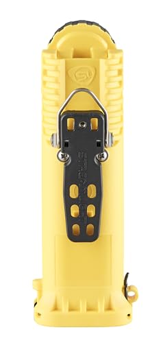 Streamlight Survivor 91810 Pivot 325-Lumen Right Angle Articulating Dual Beam Flashlight with Alkaline Batteries and Clip, Yellow