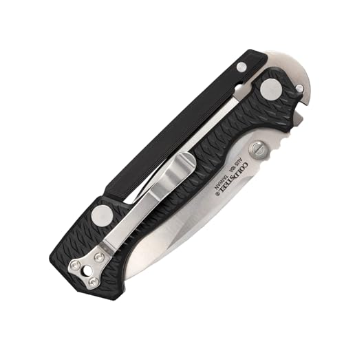COLD STEEL AD-15 Lite 3.5" Ultra-Sharp AUS10A Steel Blade 5" Griv-Ex Handle Tactical Folding Knife - Scorpion Lock, Pocket/Belt Clip