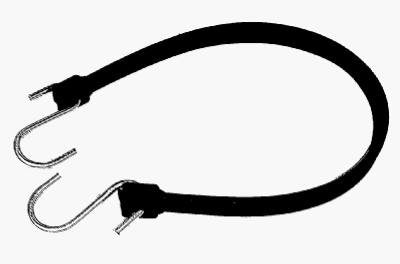 Keeper 06219 (40) ea 19" EPDM Rubber Bungee Cord Straps