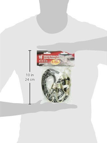 18" Industrial Bungey Cord Erickson 06842, (Pack of 4)