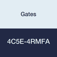 4C5E-4RMFA Gates Field Attachable for C5E Hose, SAE Male Flareless Assembly, Steel, 3/16" ID