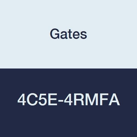 4C5E-4RMFA Gates Field Attachable for C5E Hose, SAE Male Flareless Assembly, Steel, 3/16" ID