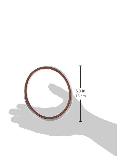 Vibrant Performance Silicone 2837 Straight Transition Connector, Black, 4" x 4-1/2"