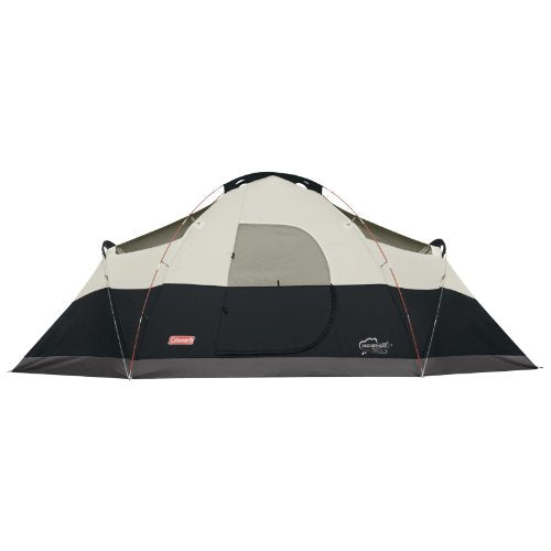 8-Person Coleman Tent for Camping | Red Canyon Car Camping Tent, Black