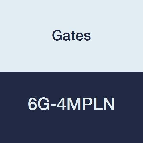 MegaCrimp Gates 6G-4MPLN Couplings, Male Pipe Long Nose, Zinc Plated Carbon Steel, 2.72", 3/8" ID