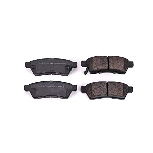 Power Stop Z16 Evolution Rear Ceramic Brake Pads For Nissan Frontier 2005-2022, Nissan Xterra 2005-2015, Suzuki Equator 2009-2012 [Model Specific]