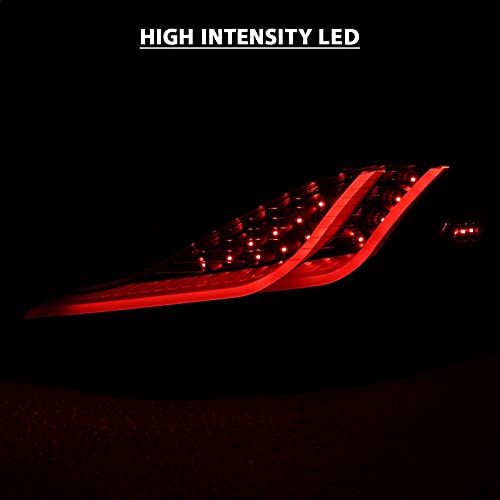 10-13 Hyundai Genesis 2DR LED Taillights Smoke ANZO (321347)