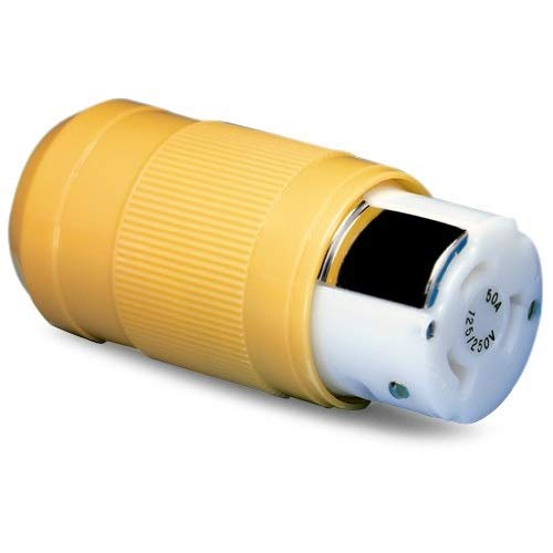50 Amp ParkPower by Marinco 6364CRV, 125/250V 3 Pole, 4 Wire Locking Female Connector