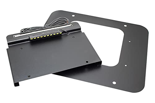 BackSide License Plate Mount Kentrol 80710, Black