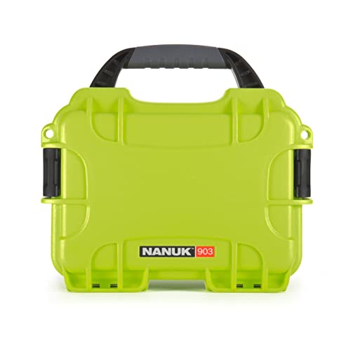 903 Nanuk Small Waterproof Hard Case 9.1" x 6.8" x 3.8" - Lime (903-0002)
