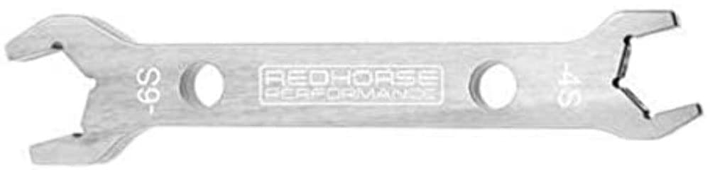 Double-ended aluminum AN wrench Redhorse Performance AN Socket (Silver), 1 Pack