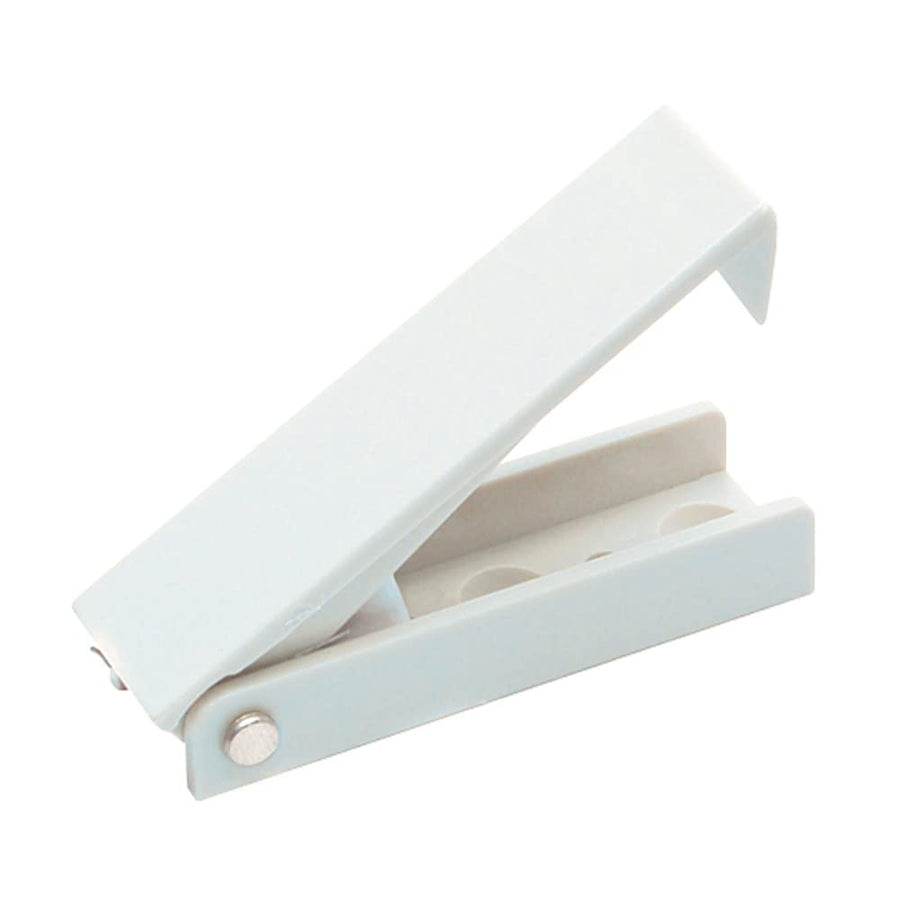 Squared Baggage Door Catch RV Designer E212, White, 2 Per Pack, Compartment Hardware