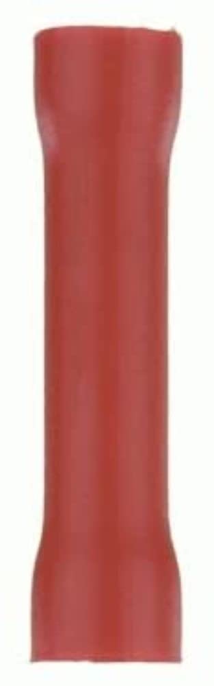 RVBC825 Install Bay Red Vinyl Butt Connector 8-Gauge, 25-Bag