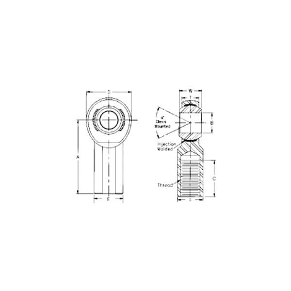 XFR-10 QA1 Chromoly Rod End