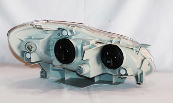 Left TYC Headlight Assembly Compatible with 2005-2008 Toyota Corolla