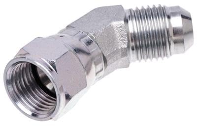 Gates Male Jic 37 Flare to Female Jic 37 Flare Swivel 45 (G60424-0808 SAE to SAE)
