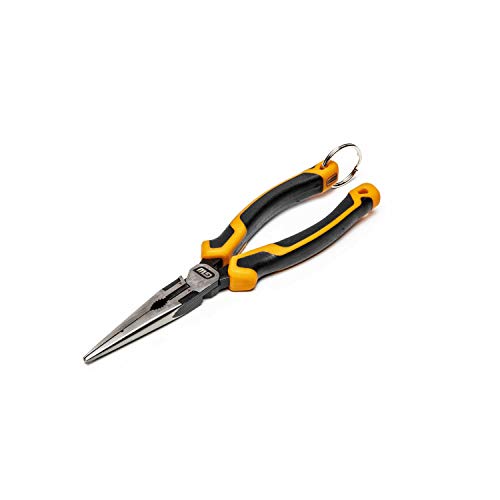8" GEARWRENCH Pitbull Tether Ready Dual Material Long Nose Pliers - 82177CTH