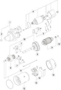 Starter Mahle - MS22