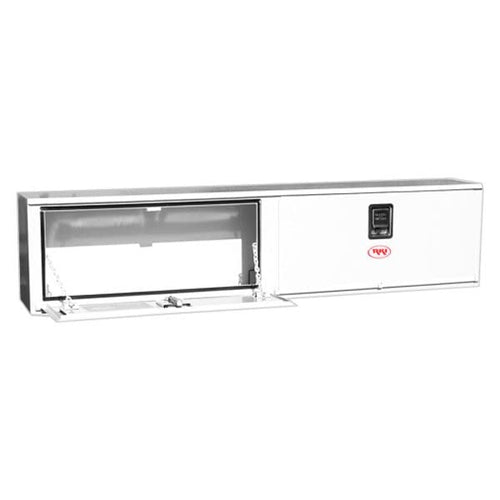 RKI 72 in. Steel Double Door Upper Side Box RKIUS72C White