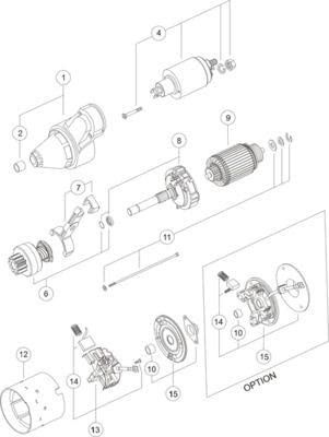 MS298 Mahle Starter