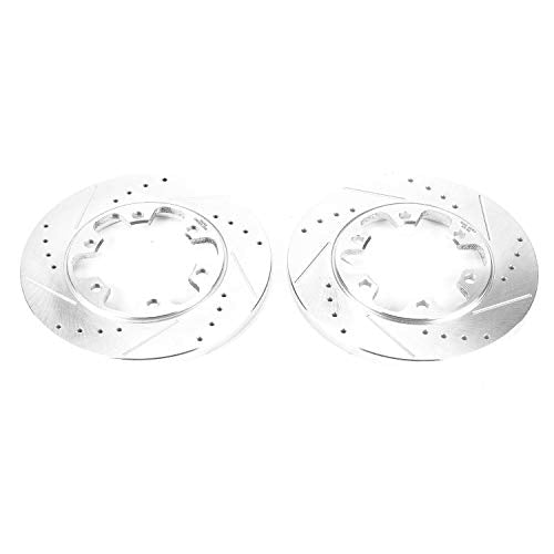 Power Stop Rear AR85178XPR Drilled & Slotted Evolution Rotor Pair, 1 Pack
