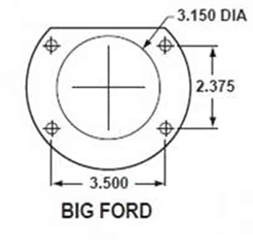 Maxgrip Xds Rear Disc Brake Conversion Kit - Ford 9In Large Bearing