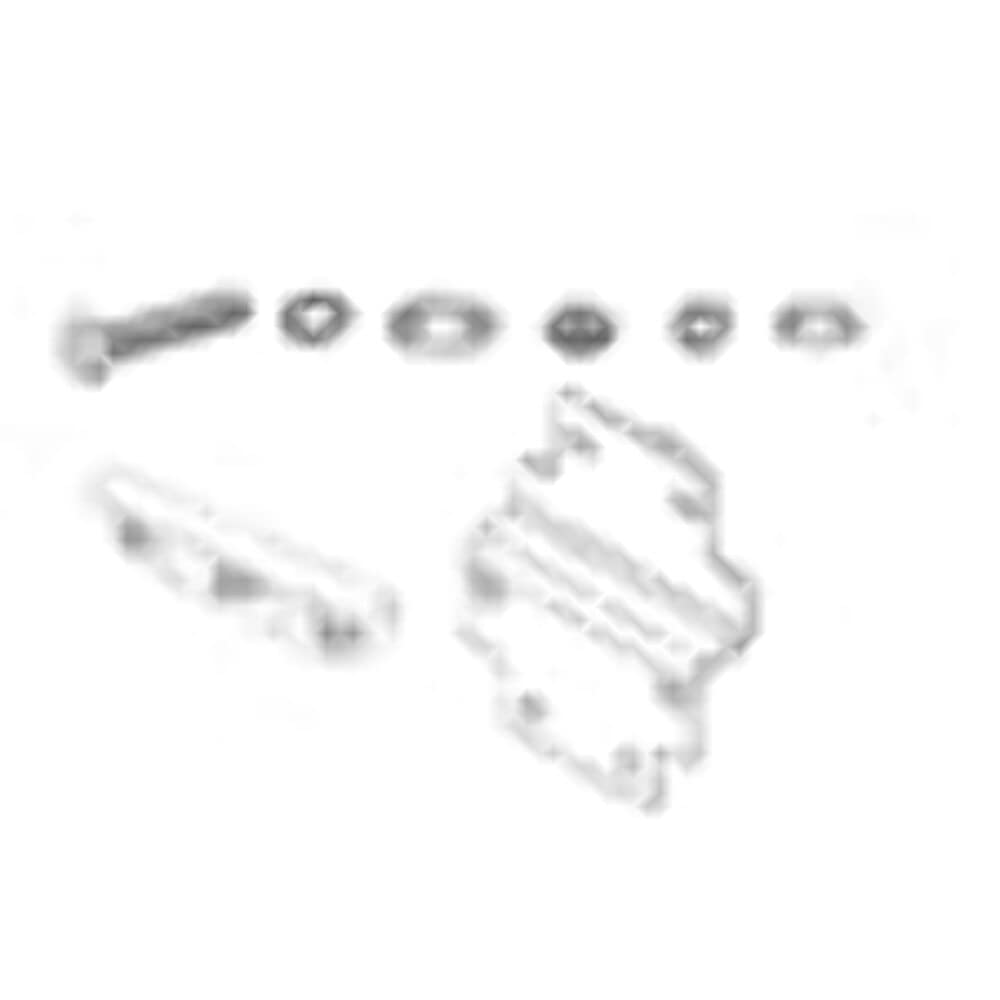 Dominator Xtreme Go Rhino D1 / D2 / D6 / DS / DSS / DT Brackets | Mild Steel, Textured Black | D64155TK | Fits 2015 - 2024 Ford F-150; 2017 - 2023 Ford F-250, F-350 (See description)