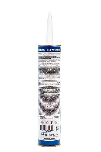 HAPS-Free Dicor 351CSW-1 Cap Sealant - White for RV Window and Door Maintenance