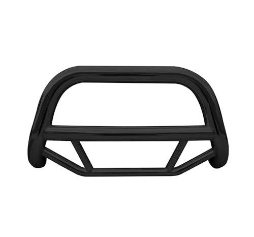 Max Bull Bar Black Horse No Skid Plate Black Compatible with 2023-2024 Kia Sorento-MBB-B7602