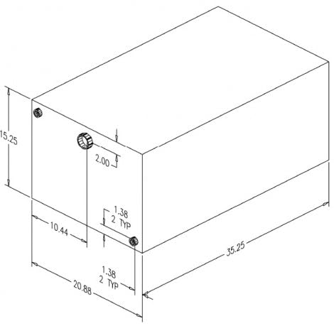 45gal Moeller 40245 water tank