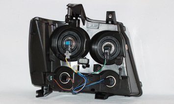 Left TYC Headlight Assembly Compatible with 2007-2014 Chevrolet Tahoe Suv
