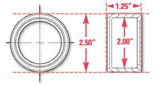 Weld-in Ring Kit Specialty Products Company 2.00" I.D. - 15522