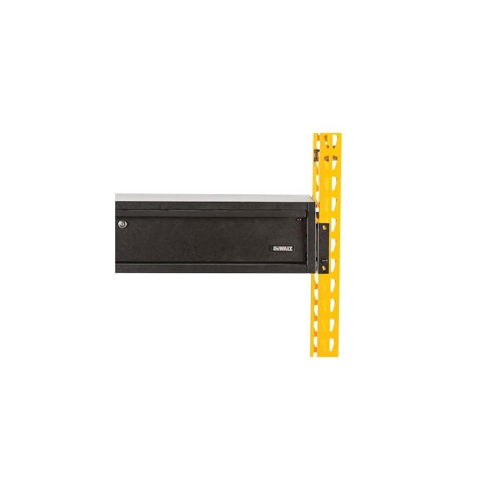 DEWALT Accessory Kit Work Surface and Locking Drawer, Compatible with 4-Foot Storage Rack, Over 900 lb. Work Top Capacity, Smooth Opening
