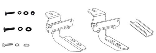 RB10 / RB20 Brackets Go Rhino | Mild Steel, Textured Black | 6945165 | Fits 2020 - 2024 Jeep Gladiator JT, 4-Door