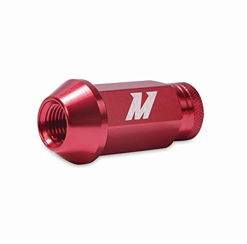 Mishimoto Aluminum Locking Lug Nuts - MMLG-125-LOCKRD, M12 x 1.25, Red