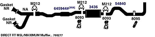 Exhaust AP Products Muffler 3436