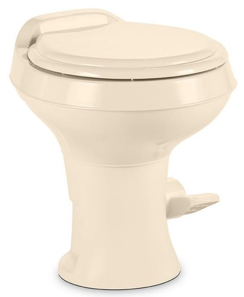 Complete Dometic 410 Series Toilet, Standard Height, Bone
