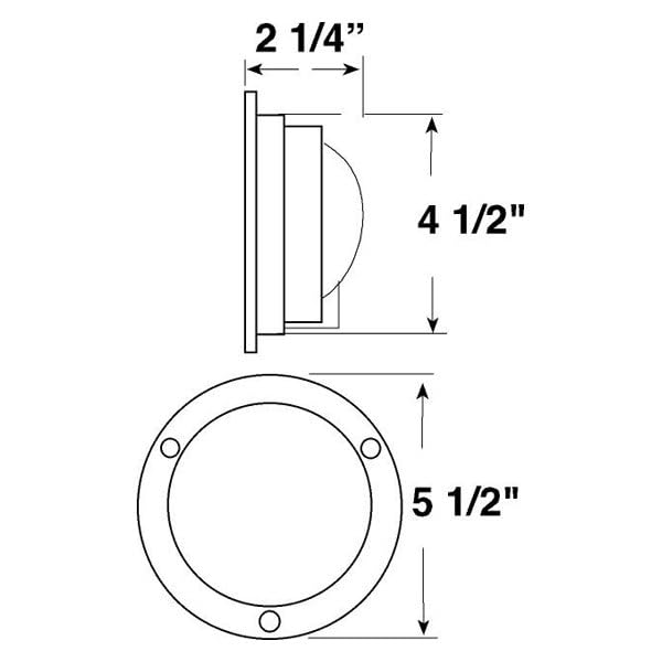 Flush-Mount Peterson Manufacturing 413 Tail Light