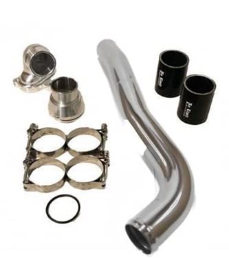 Upper Coolant Hose Kit 6.7 Power Stroke, Black (Raw)
