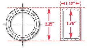 Weld-in Ring Kit Specialty Products Company 1.75" I.D. - 15521